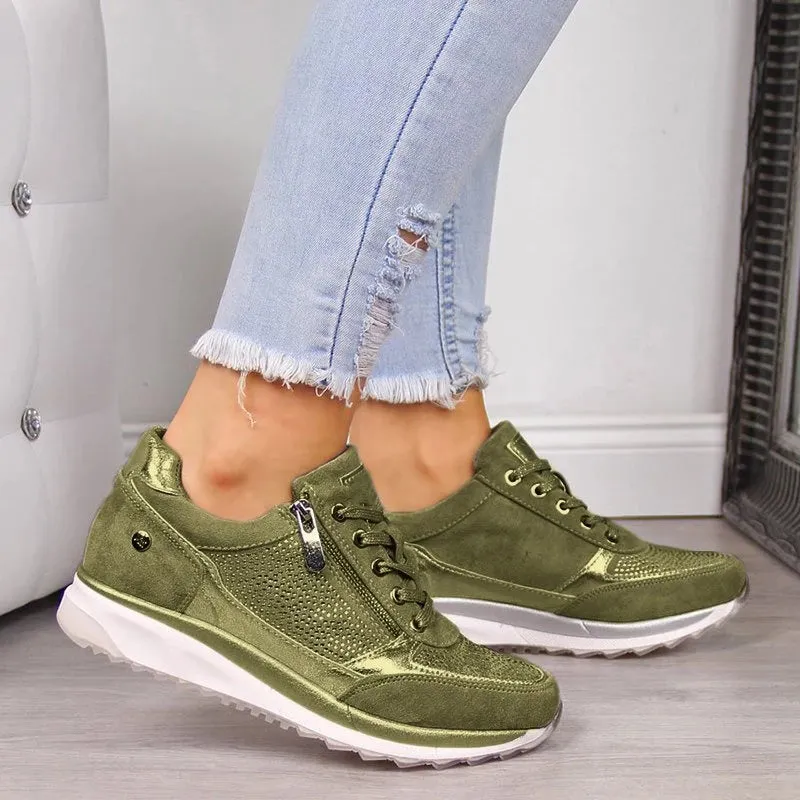 Amber | Orthopedic Sneakers with Arch Support and Zip