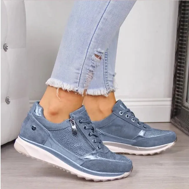 Amber | Orthopedic Sneakers with Arch Support and Zip