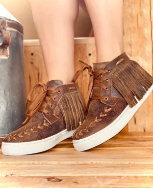 Cheyenne Leather Fringed Sneaker