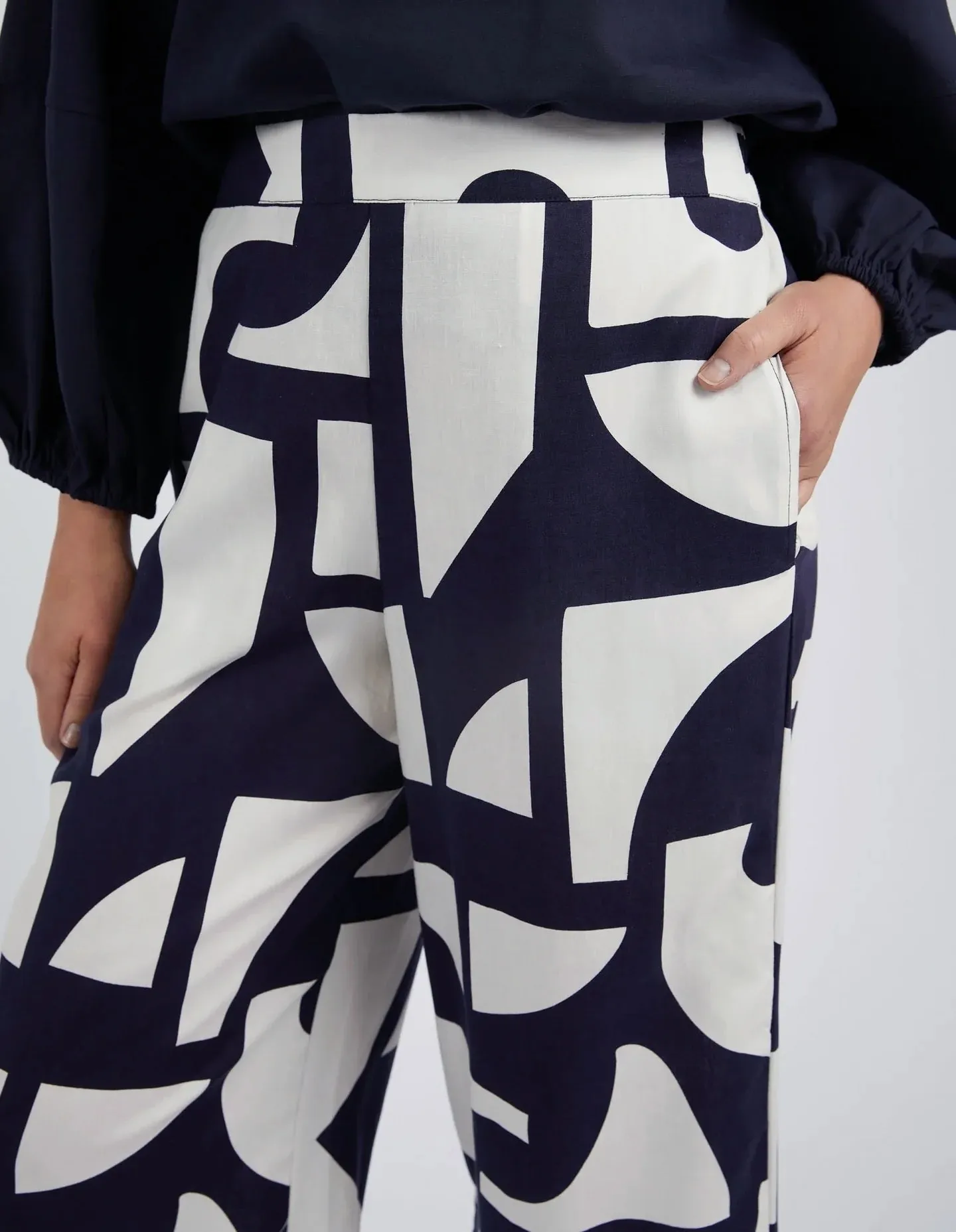 Dali Abstract Pant - Midnight Abstract