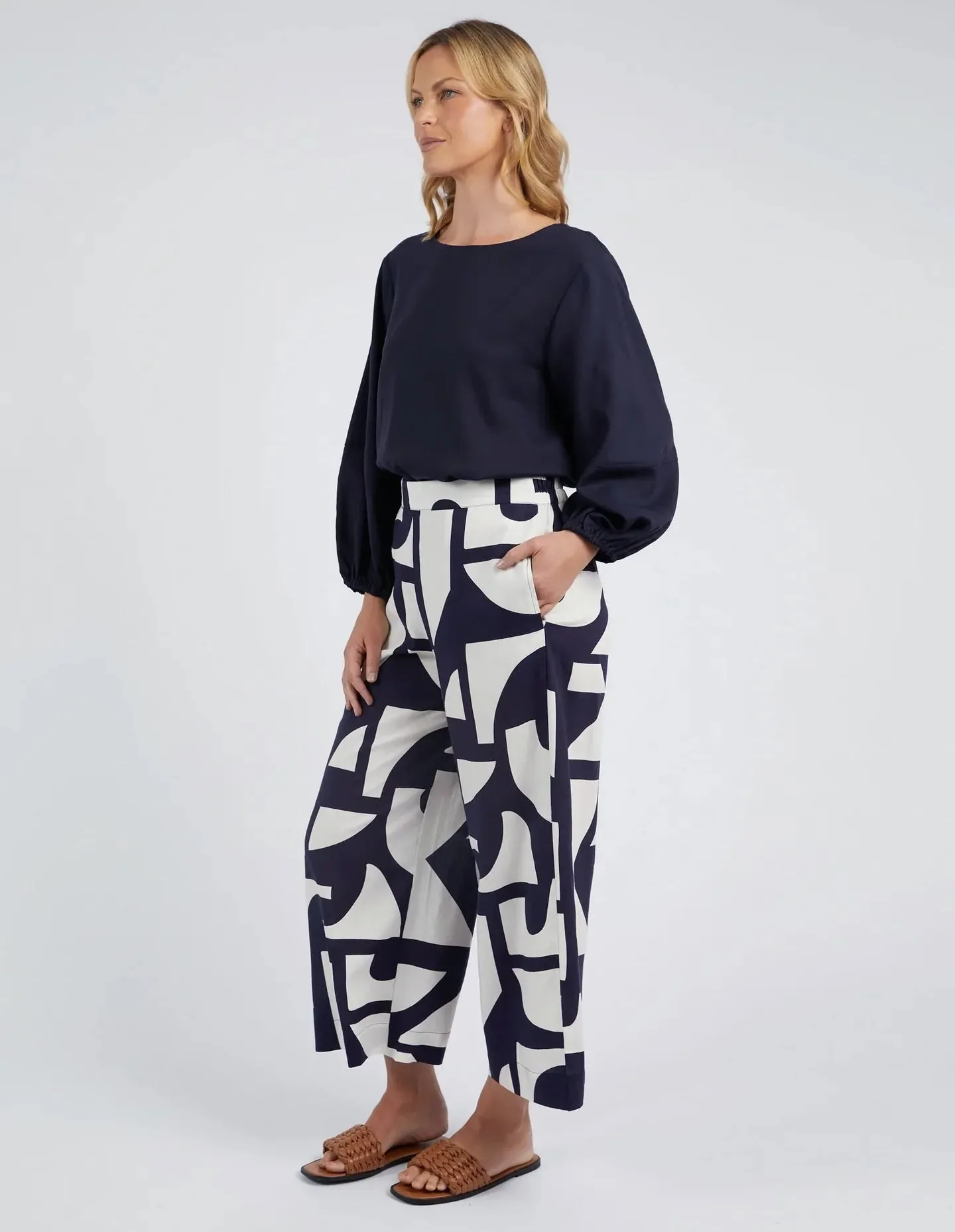 Dali Abstract Pant - Midnight Abstract