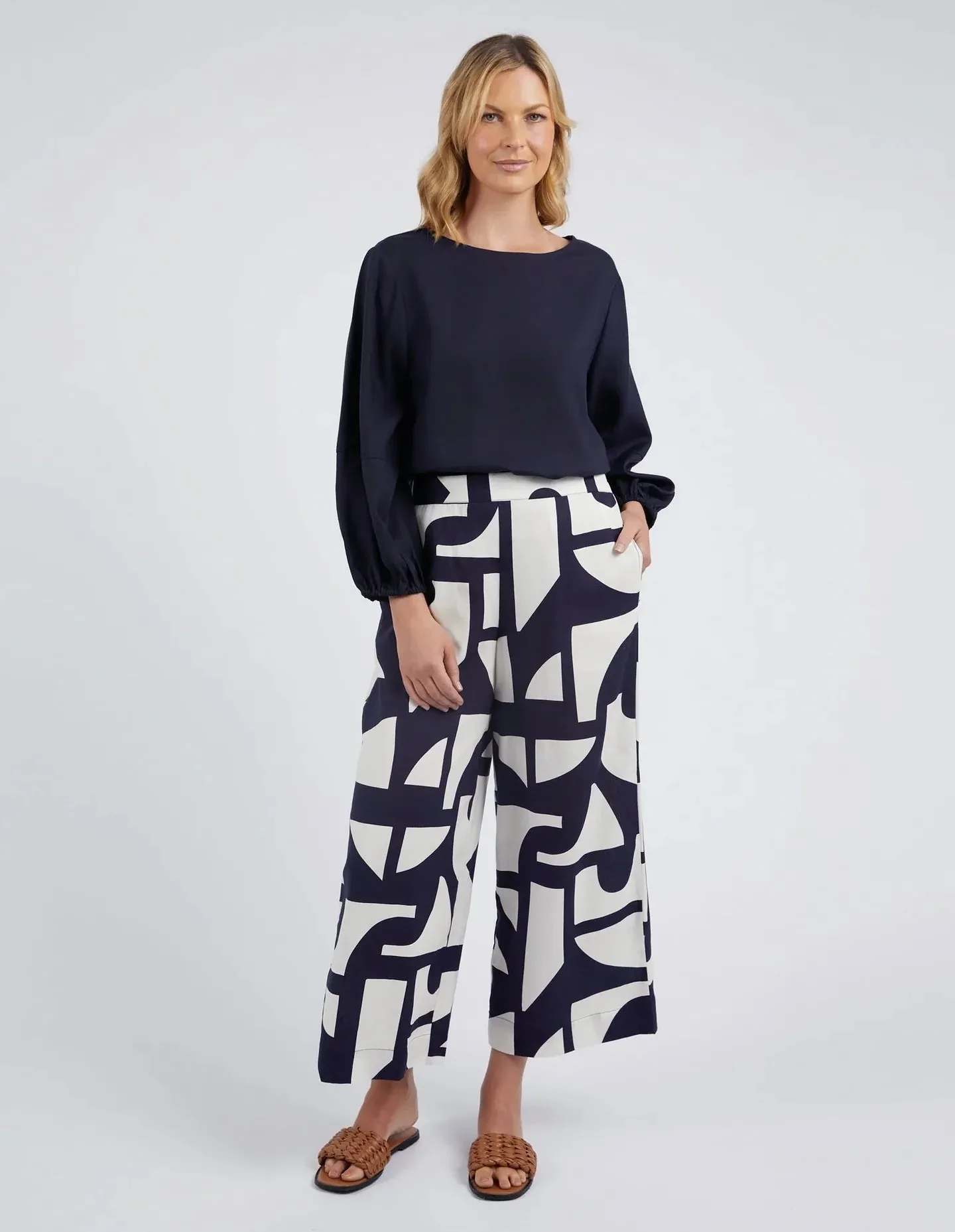 Dali Abstract Pant - Midnight Abstract