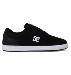 DC Men's Crisis 2 Leather Shoes Black/White ADYS100647-BKW