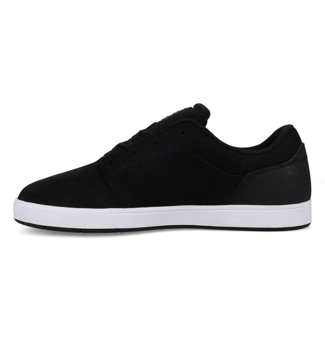 DC Men's Crisis 2 Leather Shoes Black/White ADYS100647-BKW