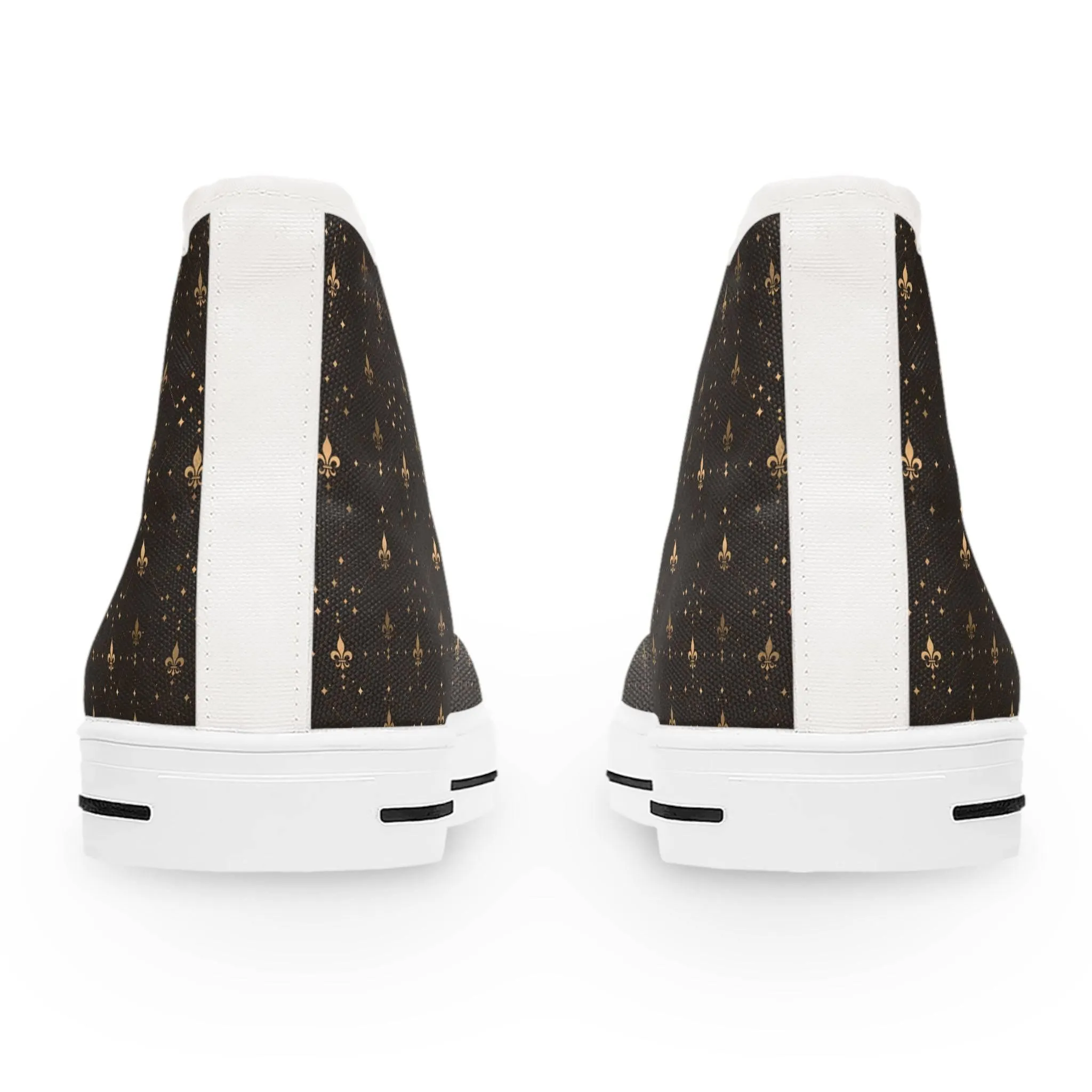 Fleur-de-Lis High Top Sneakers'
