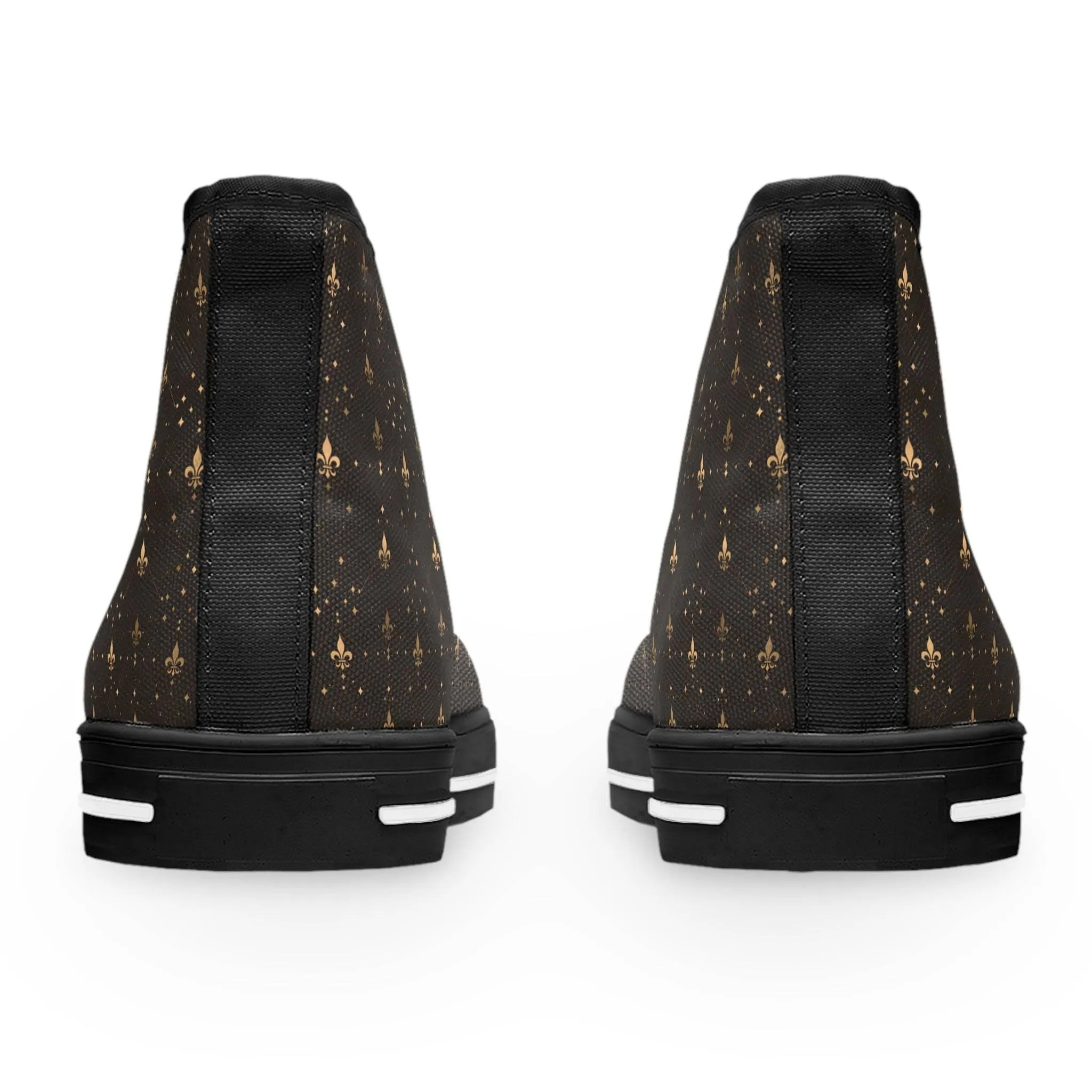 Fleur-de-Lis High Top Sneakers'