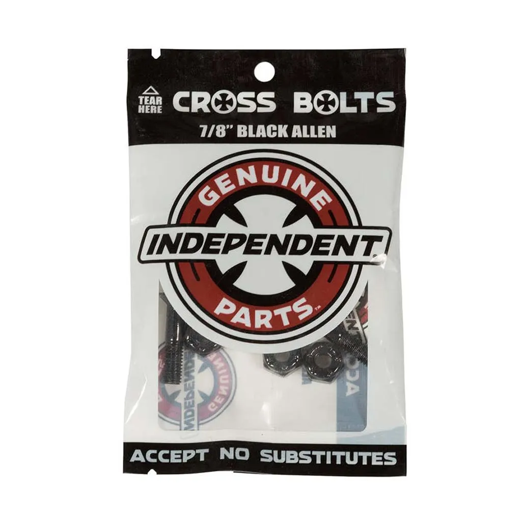 INDEPENDENT 7/8" ALLEN HARDWARE - BLACK