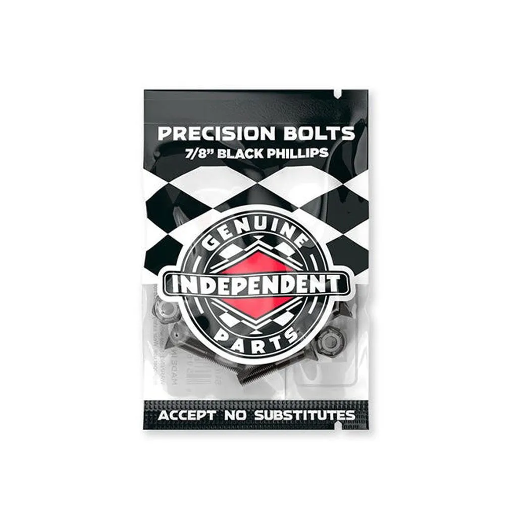 INDEPENDENT 7/8" PHILLIPS HARDWARE - BLACK