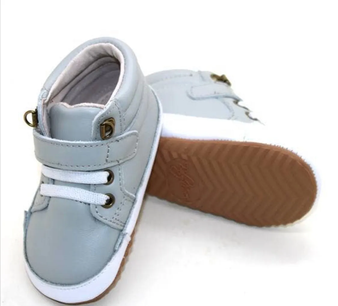 Leather High Top Baby and Toddler Sneakers