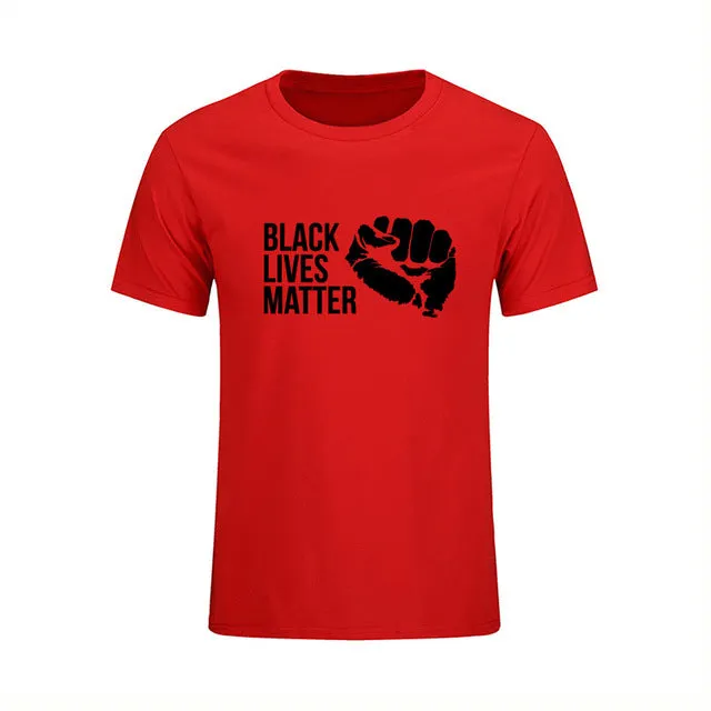 Mens T Shirts Fashion 2017 Black Lives Matter