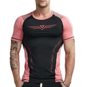 Tribal Print Slim Fit Workout Tees Tribal Print Slim Fit Workout Tees