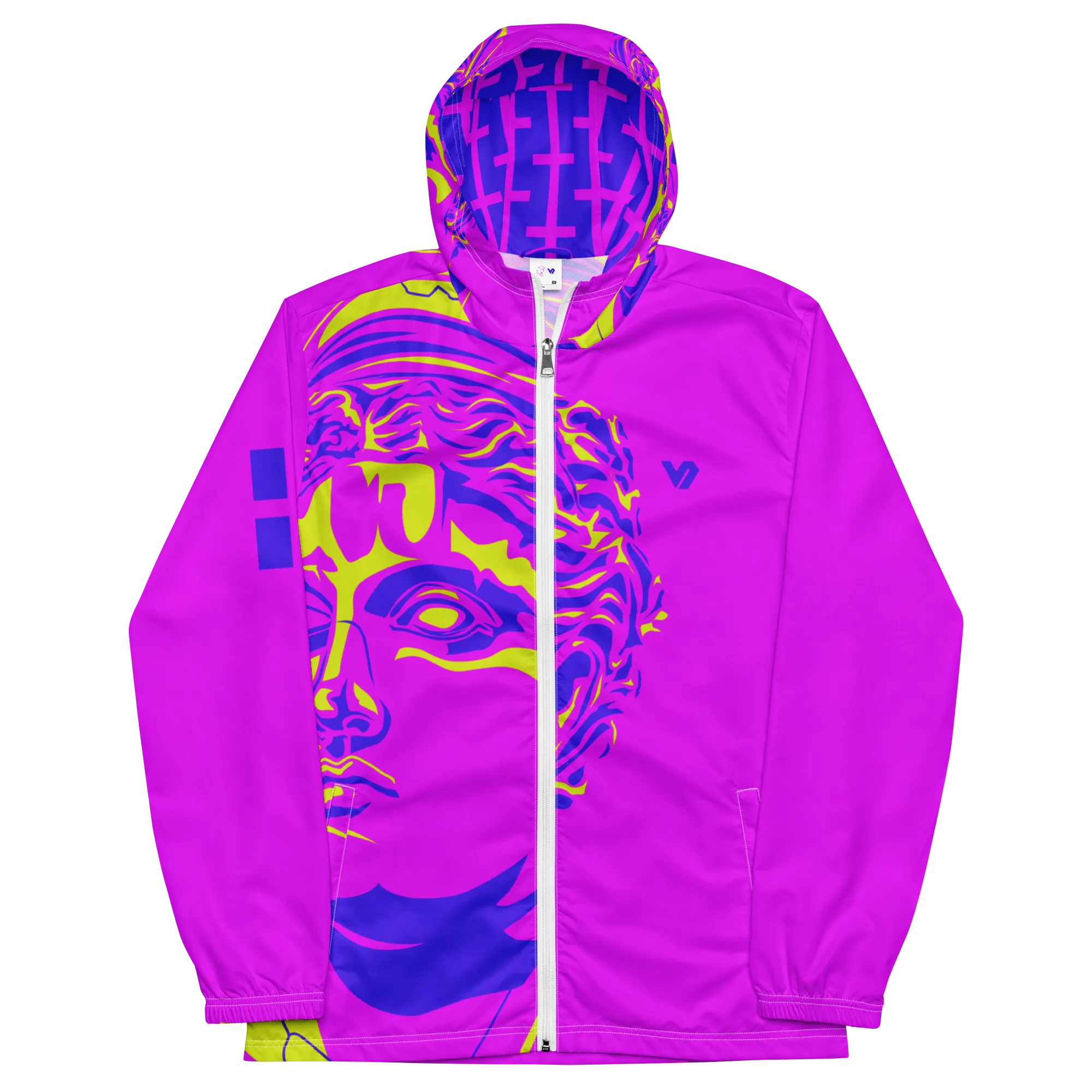 VOSRIO Select Rose Colour Mens windbreaker
