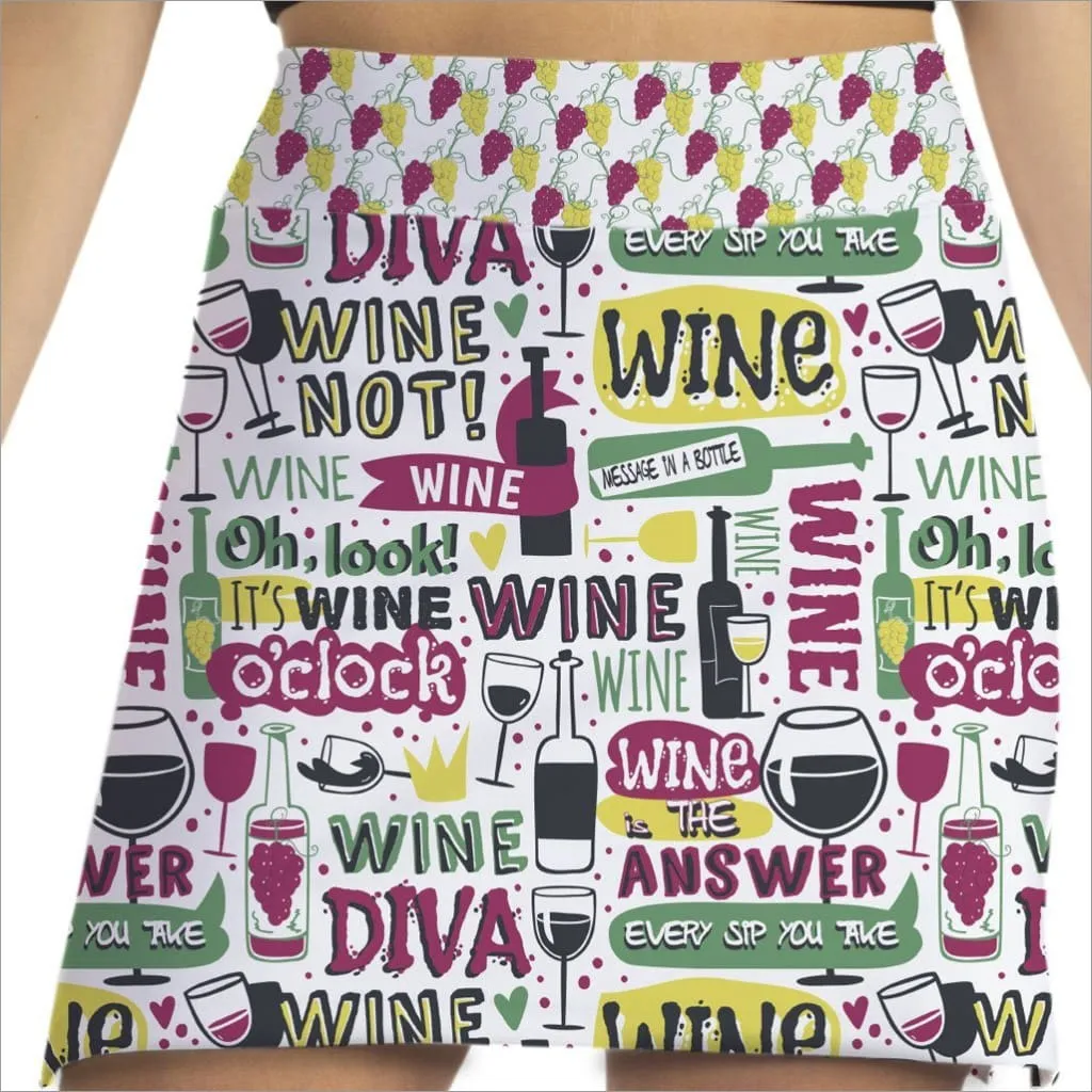 WINE NOT GOLF SKORT
